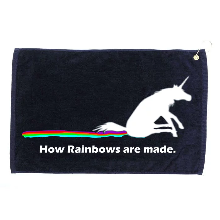 How Rainbows Are Made Unicorn Grommeted Golf Towel