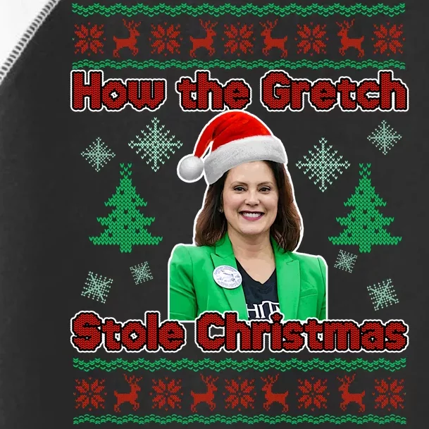 How The Gretch Stole Christmas Ugly Christmas Sweater Toddler Fine Jersey T-Shirt