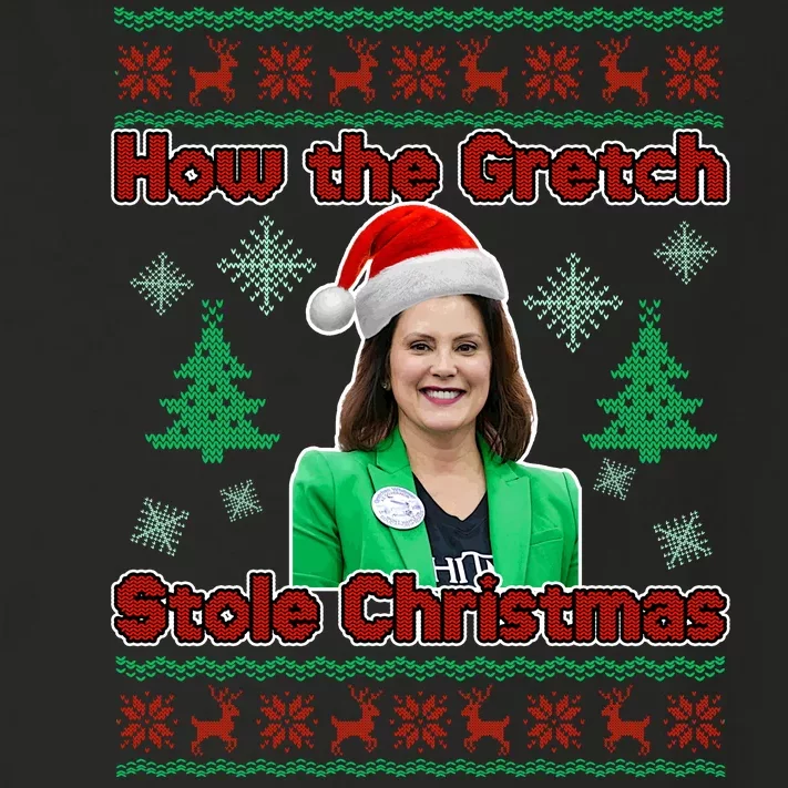 How The Gretch Stole Christmas Ugly Christmas Sweater Toddler Long Sleeve Shirt