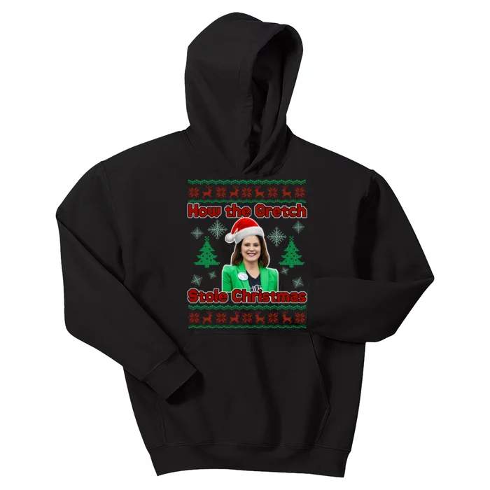 How The Gretch Stole Christmas Ugly Christmas Sweater Kids Hoodie