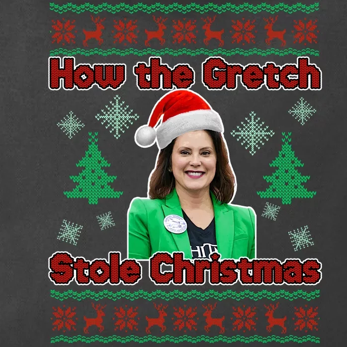 How The Gretch Stole Christmas Ugly Christmas Sweater Zip Tote Bag