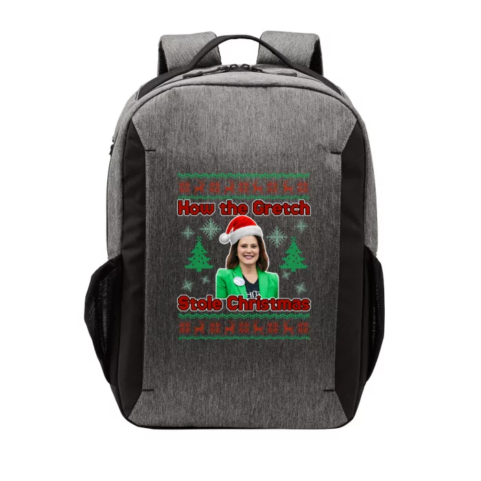 How The Gretch Stole Christmas Ugly Christmas Sweater Vector Backpack