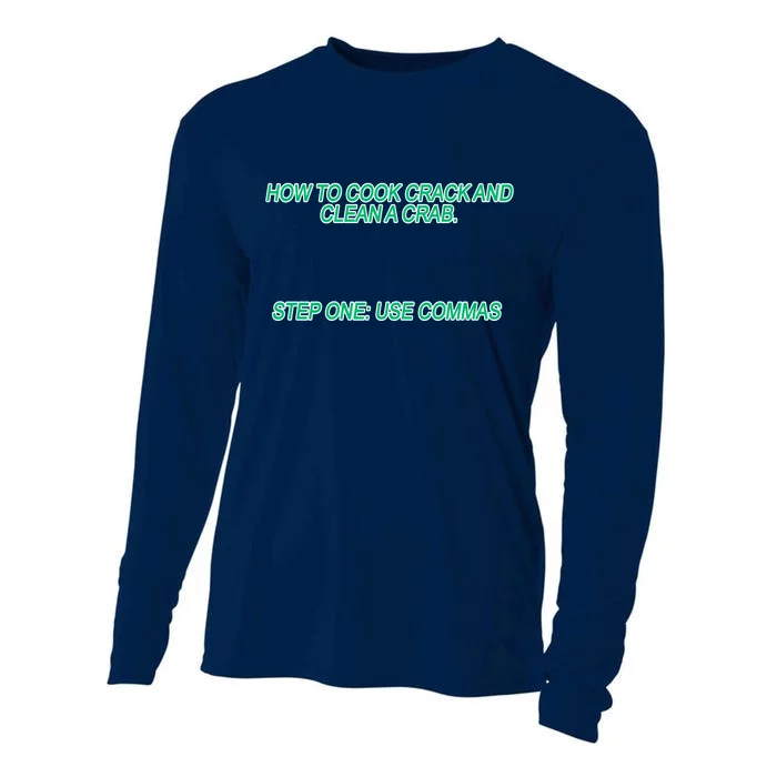 How To Cook Crack And Clean A Crab Use Commas Cooling Performance Long Sleeve Crew