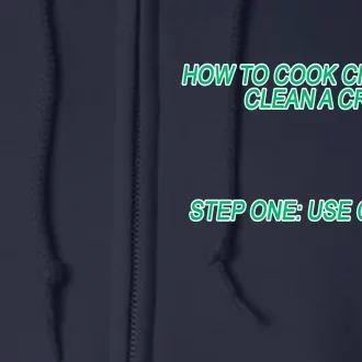 How To Cook Crack And Clean A Crab Use Commas Full Zip Hoodie