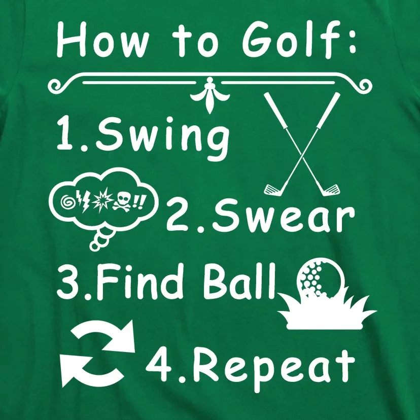 How To Golf Funny T-Shirt