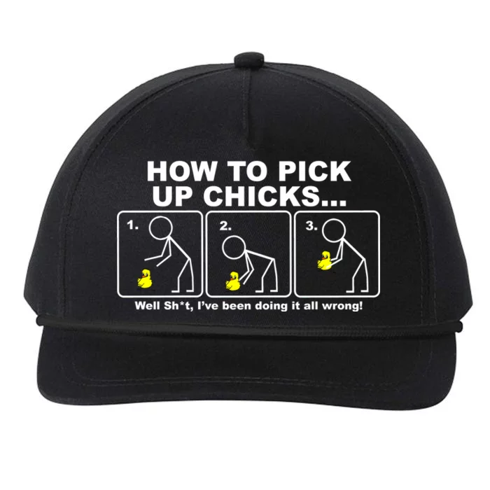 How To Pick Up Doing It Wrong Snapback Five-Panel Rope Hat