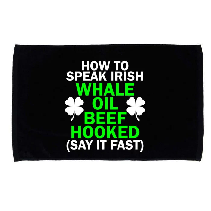 How To Speak Irish Microfiber Hand Towel