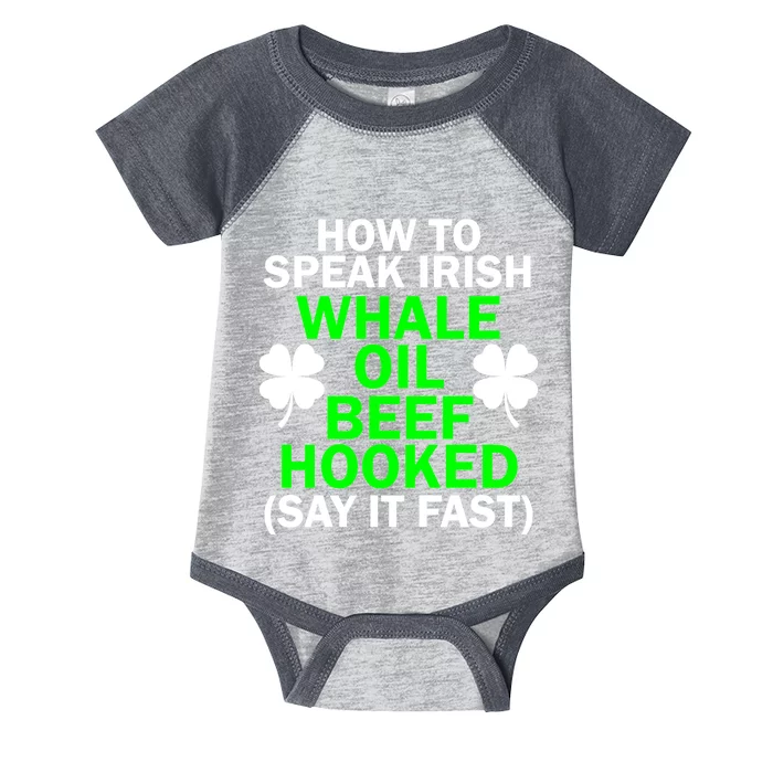 How To Speak Irish Infant Baby Jersey Bodysuit