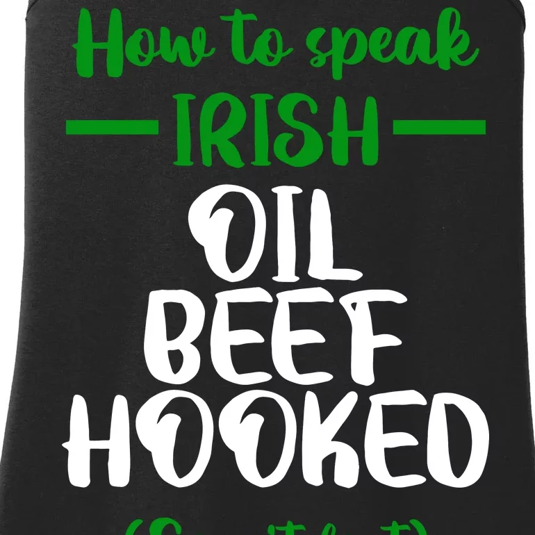 How to speak irish Funny Ladies Essential Tank