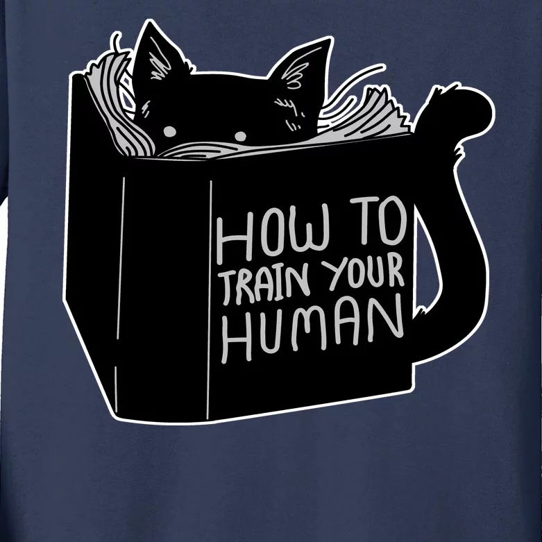 How To Train Your Human Kids Long Sleeve Shirt