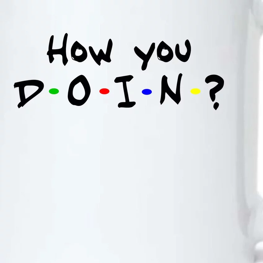 How You Doin? Black Color Changing Mug