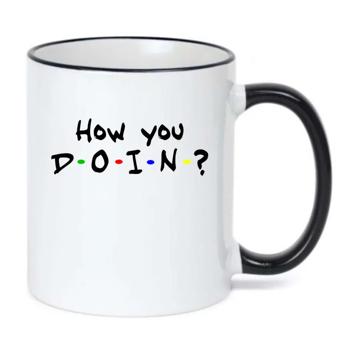 How You Doin? Black Color Changing Mug