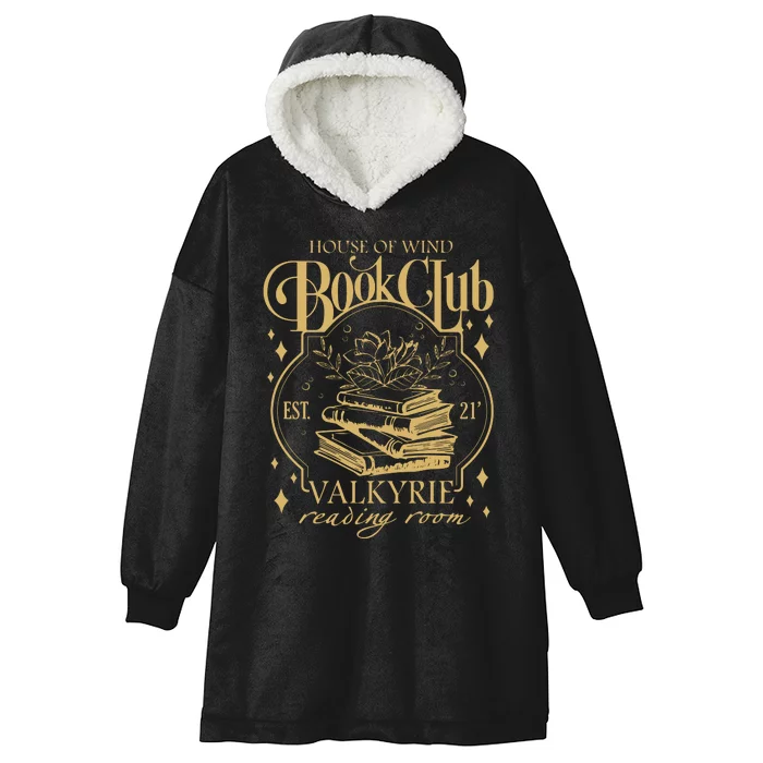 House Of Wind Book Club Hooded Wearable Blanket