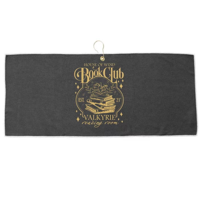 House Of Wind Book Club Large Microfiber Waffle Golf Towel