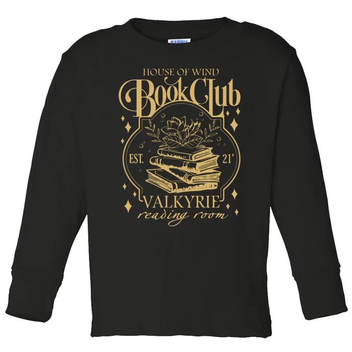 House Of Wind Book Club Toddler Long Sleeve Shirt