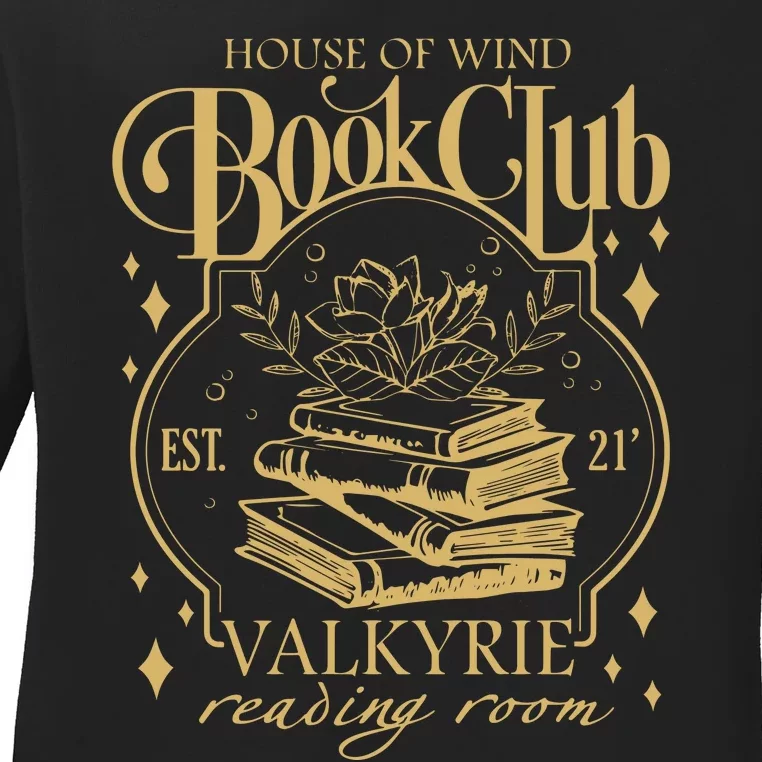 House Of Wind Book Club Ladies Long Sleeve Shirt