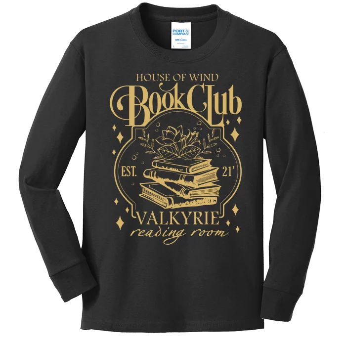 House Of Wind Book Club Kids Long Sleeve Shirt