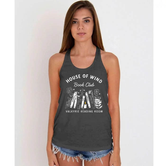 House Of Wind Book Club Women's Knotted Racerback Tank