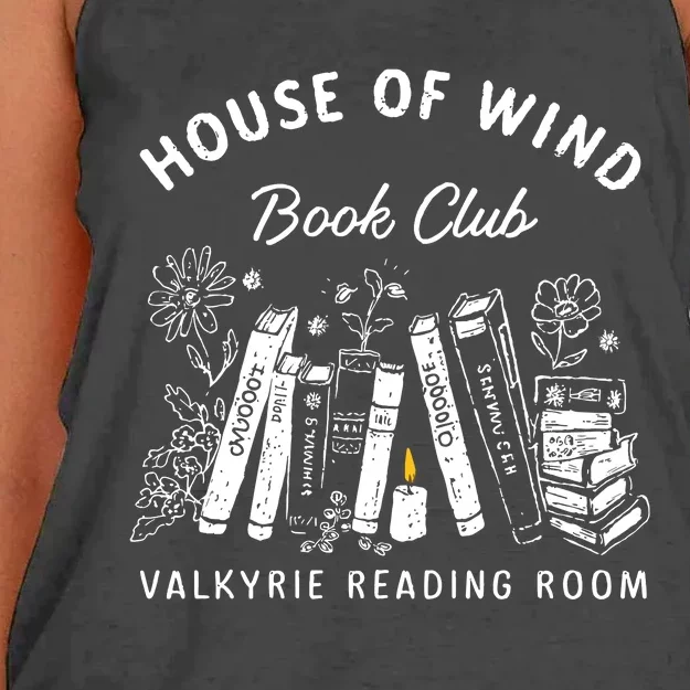 House Of Wind Book Club Women's Knotted Racerback Tank