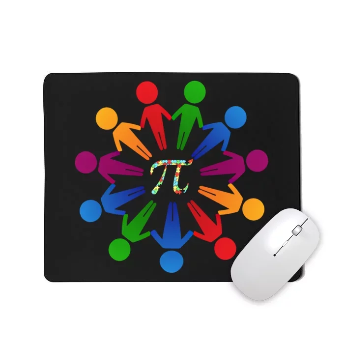 Happy Outfit With Pi Day Gift Mousepad