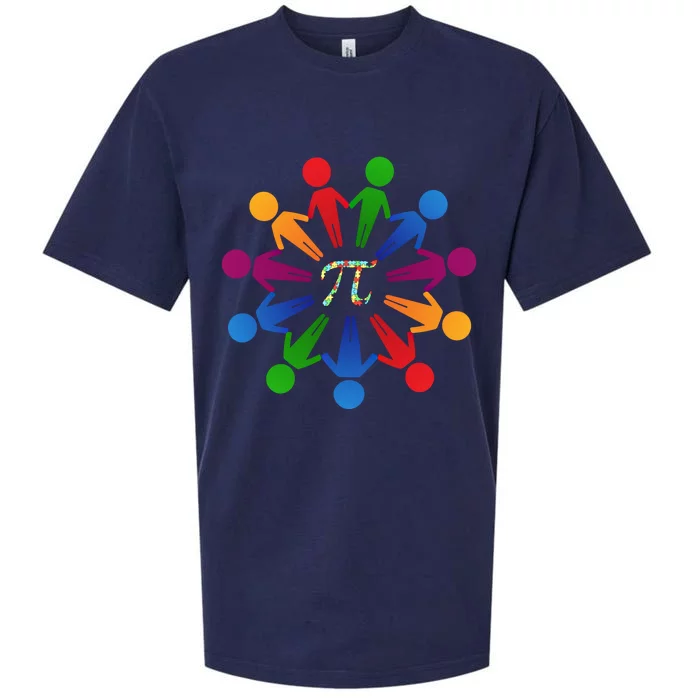 Happy Outfit With Pi Day Gift Sueded Cloud Jersey T-Shirt