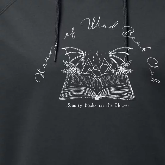 House Of Wind Book Club Acosf Performance Fleece Hoodie