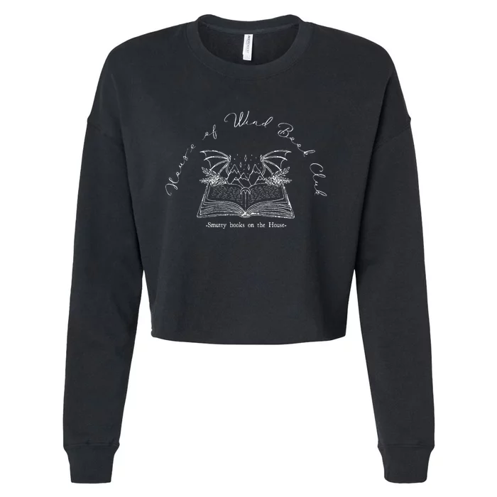 House Of Wind Book Club Acosf Cropped Pullover Crew