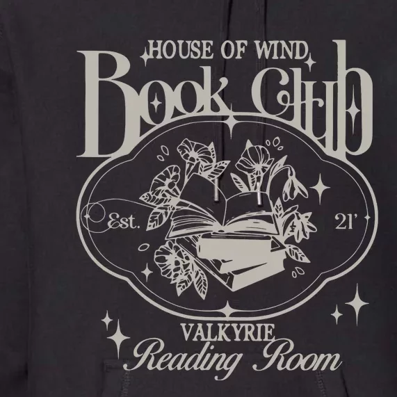 House Of Wind Book Club Acotar Library Velaris Premium Hoodie