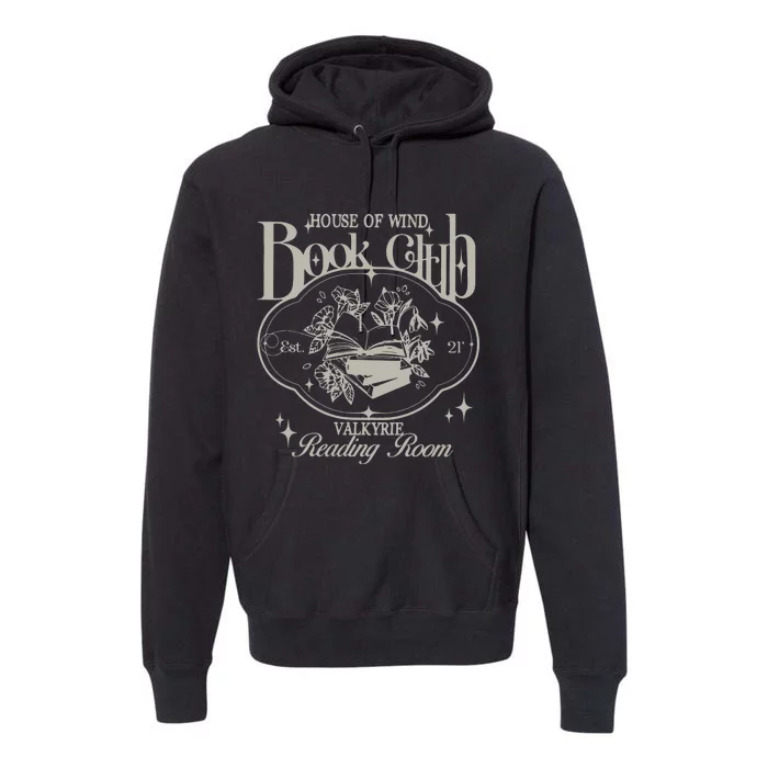 House Of Wind Book Club Acotar Library Velaris Premium Hoodie