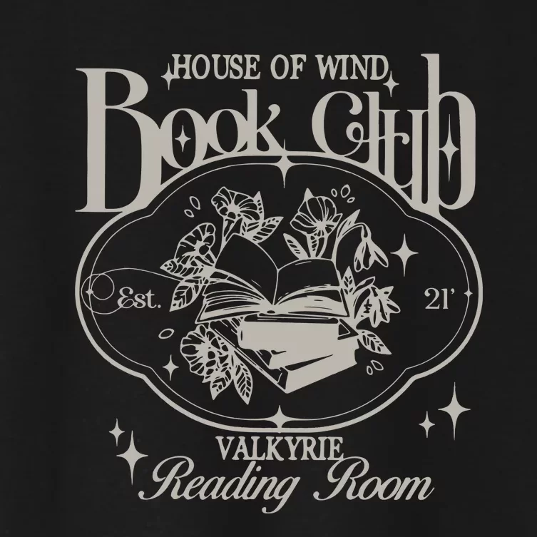 House Of Wind Book Club Acotar Library Velaris Women's Crop Top Tee