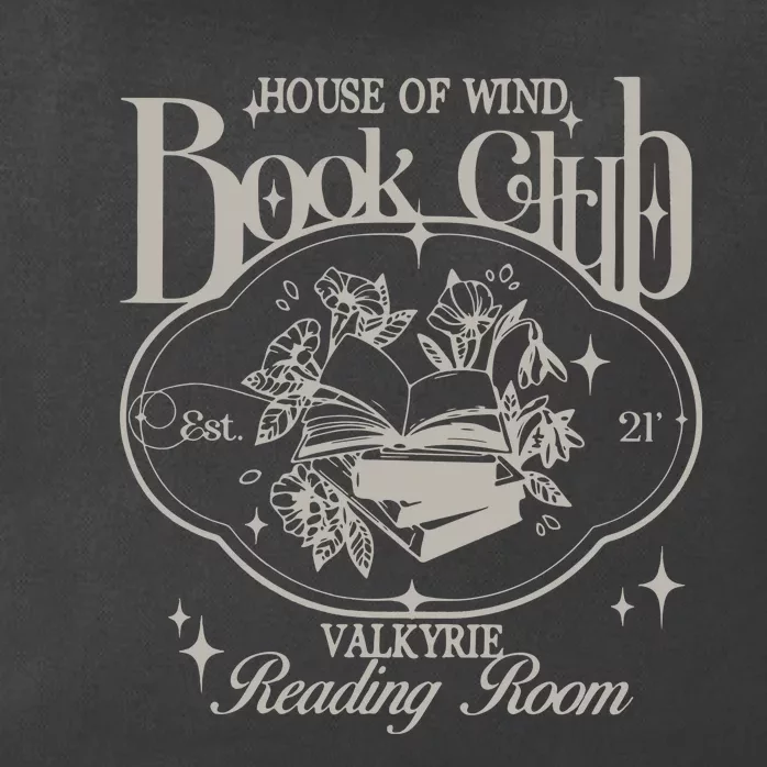 House Of Wind Book Club Acotar Library Velaris Zip Tote Bag