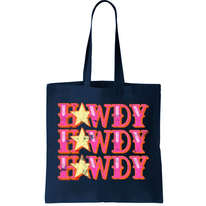 Howdy Rodeo Western Retro Vintage Country Southern Tote Bag