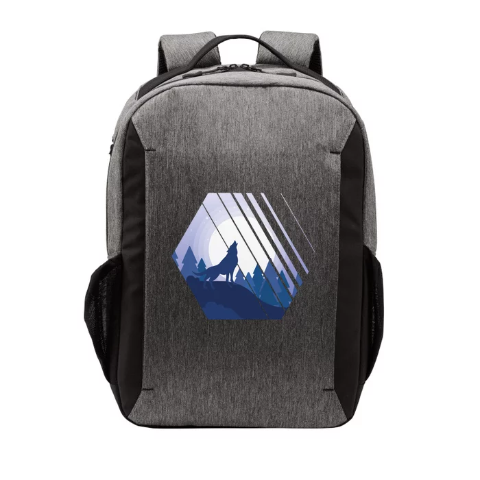 Howling Wolf Vector Backpack