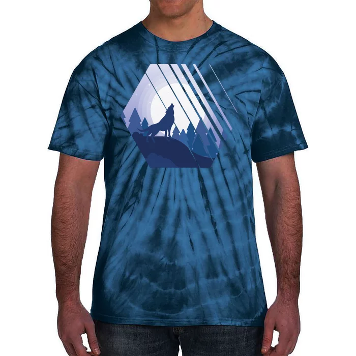 Howling Wolf Tie-Dye T-Shirt