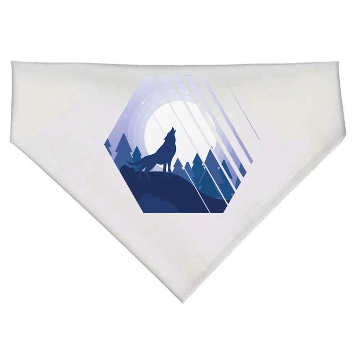 Howling Wolf USA-Made Doggie Bandana