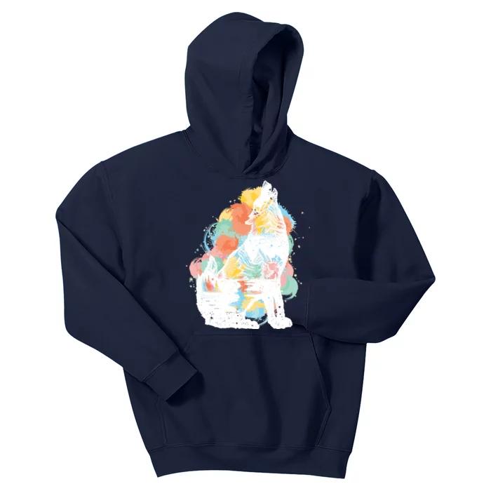 Howling Wolf Wilderness Kids Hoodie