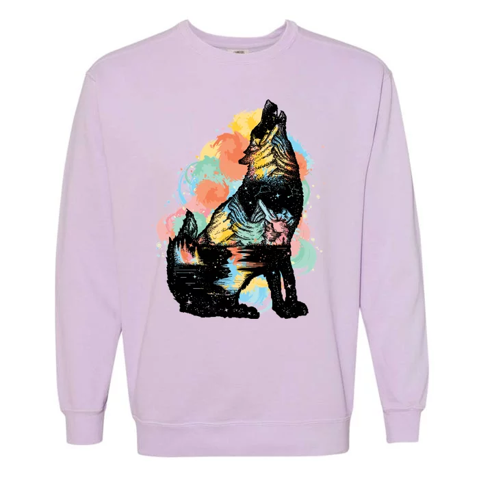 Howling Wolf Wilderness Garment-Dyed Sweatshirt