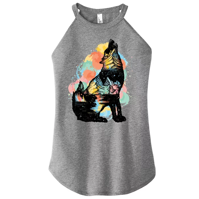 Howling Wolf Wilderness Women’s Perfect Tri Rocker Tank