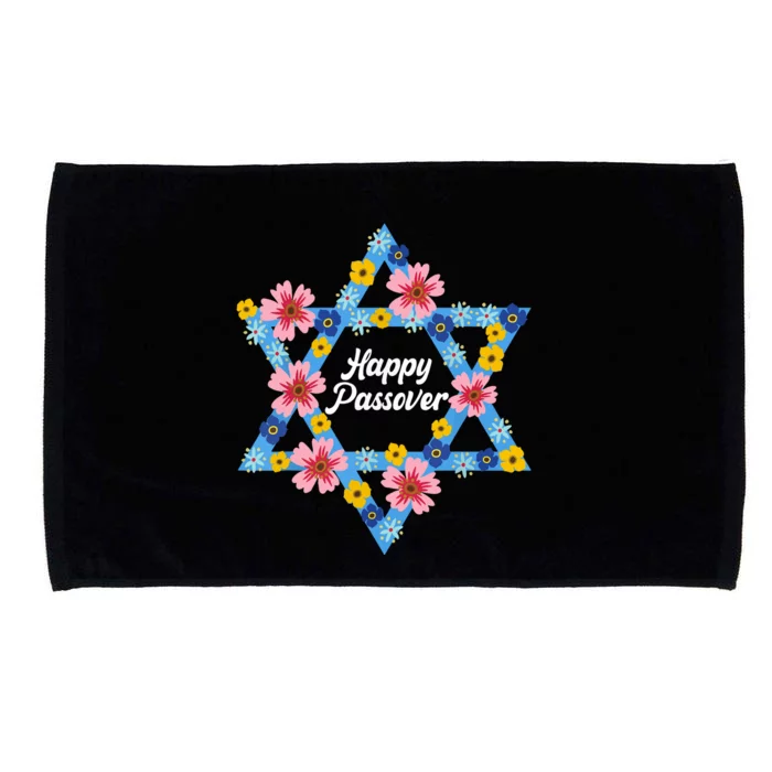 Happy Passover 2023 Star Of David Pesach Jewish Matzo Microfiber Hand Towel