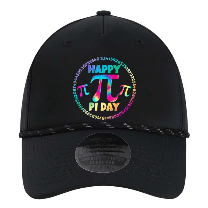 Happy Pi 3.14 Day Rainbow Tie Dye Performance The Dyno Cap