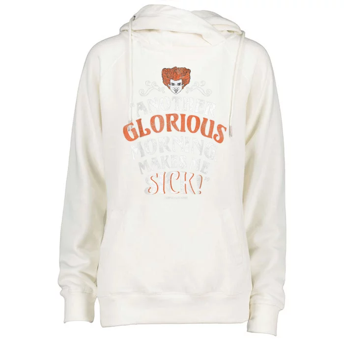 Hocus Pocus Another Glorious Morning Makes Me Sick Shirt Womens Funnel Neck Pullover Hood