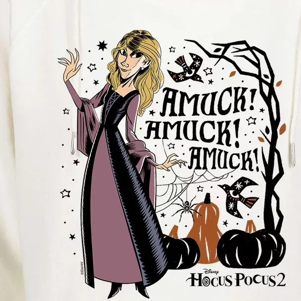 Hocus Pocus_ Amuck Sarah Womens Funnel Neck Pullover Hood