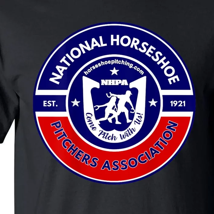 Horseshoe Pitchers Association Nhpa Alternate Logo Tall T-Shirt