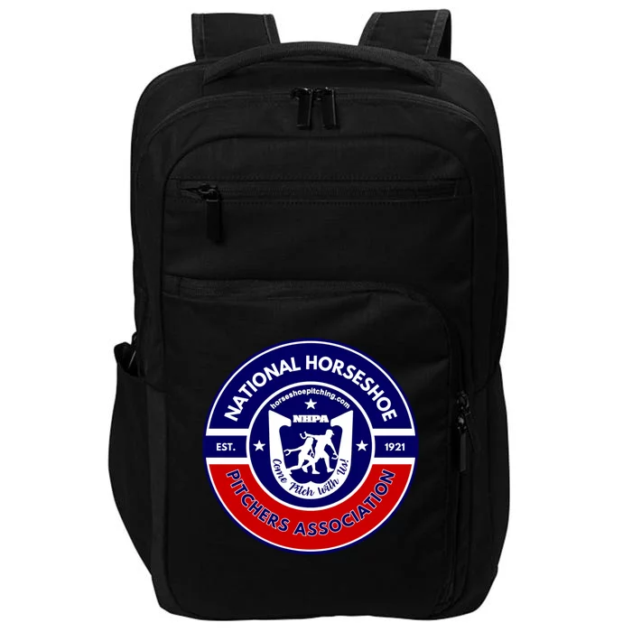 Horseshoe Pitchers Association Nhpa Alternate Logo Impact Tech Backpack