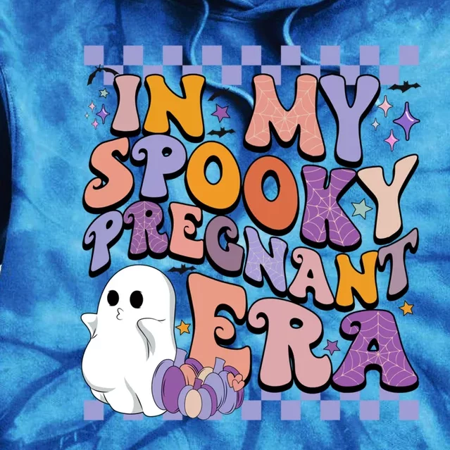 Halloween Pregnancy Announcet In My Spooky Pregnant Era Gift Tie Dye Hoodie