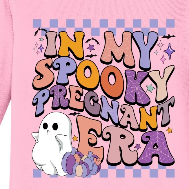 Halloween Pregnancy Announcet In My Spooky Pregnant Era Gift Baby Long Sleeve Bodysuit