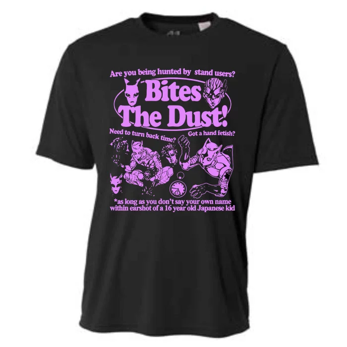 Hoshi Pieces Are You Being Hunted By Stand Users Bites The Dust Cooling Performance Crew T-Shirt