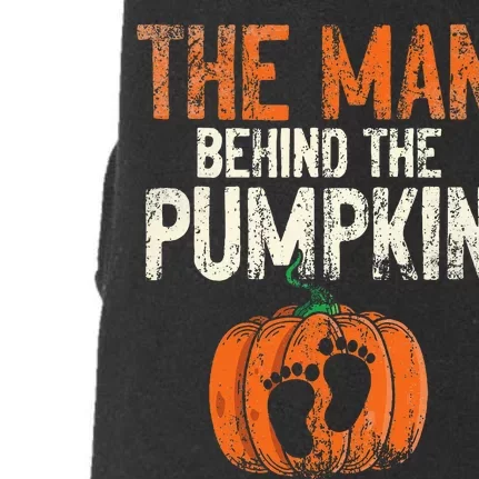 Halloween Pregnancy Announcement The Man Behind The Pumpkin Doggie 3-End Fleece Hoodie