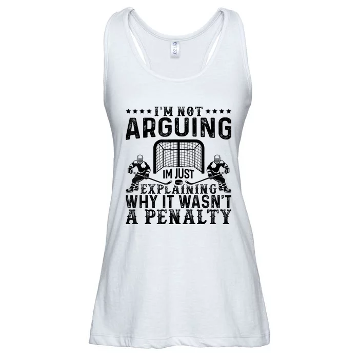 Hockey Player Arguing Gift Funny Hockey Ladies Essential Flowy Tank