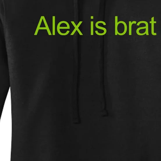 Hattie Piastri Alex Is Brat Women's Pullover Hoodie